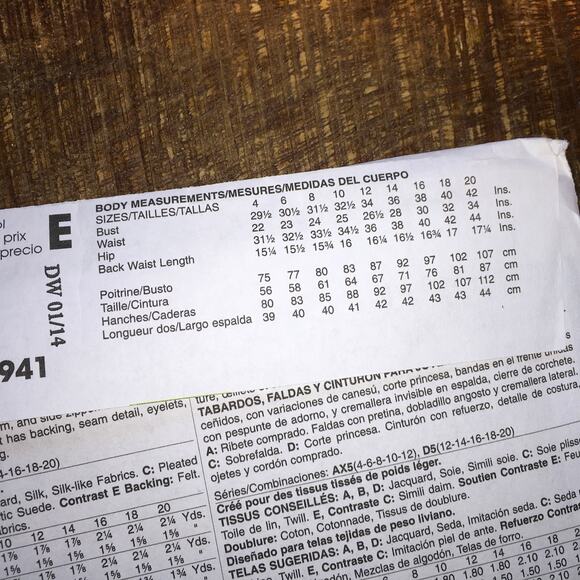 McCalls Sewing Pattern M6941 Misses Game of Thrones Daenerys Cosplay 6-12 UNCUT - Picture 3 of 3